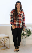 High Low Plaid in Red