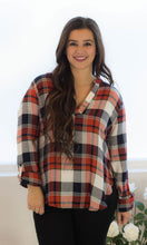 High Low Plaid in Red