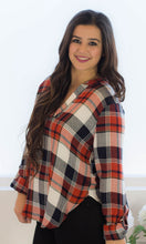 High Low Plaid in Red