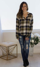 High Low Plaid in Army
