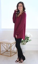 Classic Feel Top in Burgundy