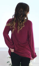 Classic Feel Top in Burgundy