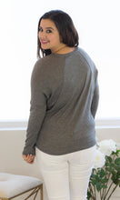 Grey Dolman Never Basic Top