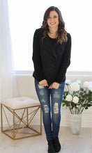 Black Trimmed Sweater Jacket