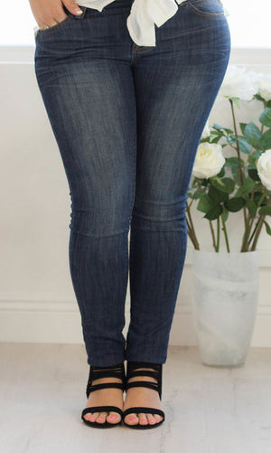 Dark Wash Super Skinny Jeans